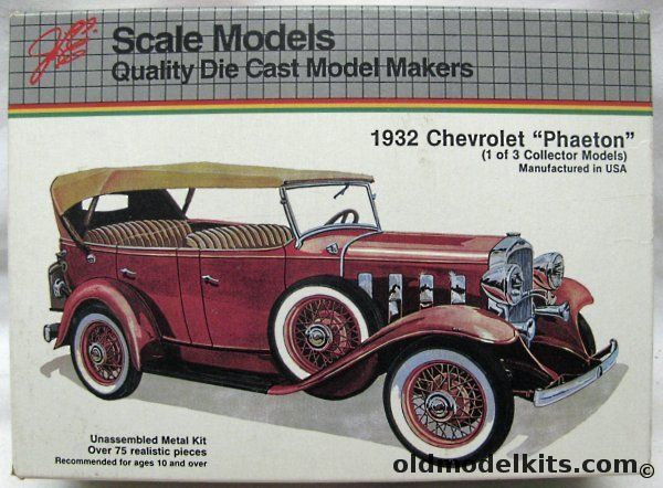 Scale Models 1/20 1932 Chevrolet Phaeton (ex-Hubley), 4002 plastic model kit